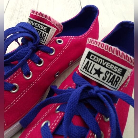 Converse East Coast Chuck Taylor Junior Sneakers Running Shoes SZ 5.5 Pink Kids - Picture 14 of 16